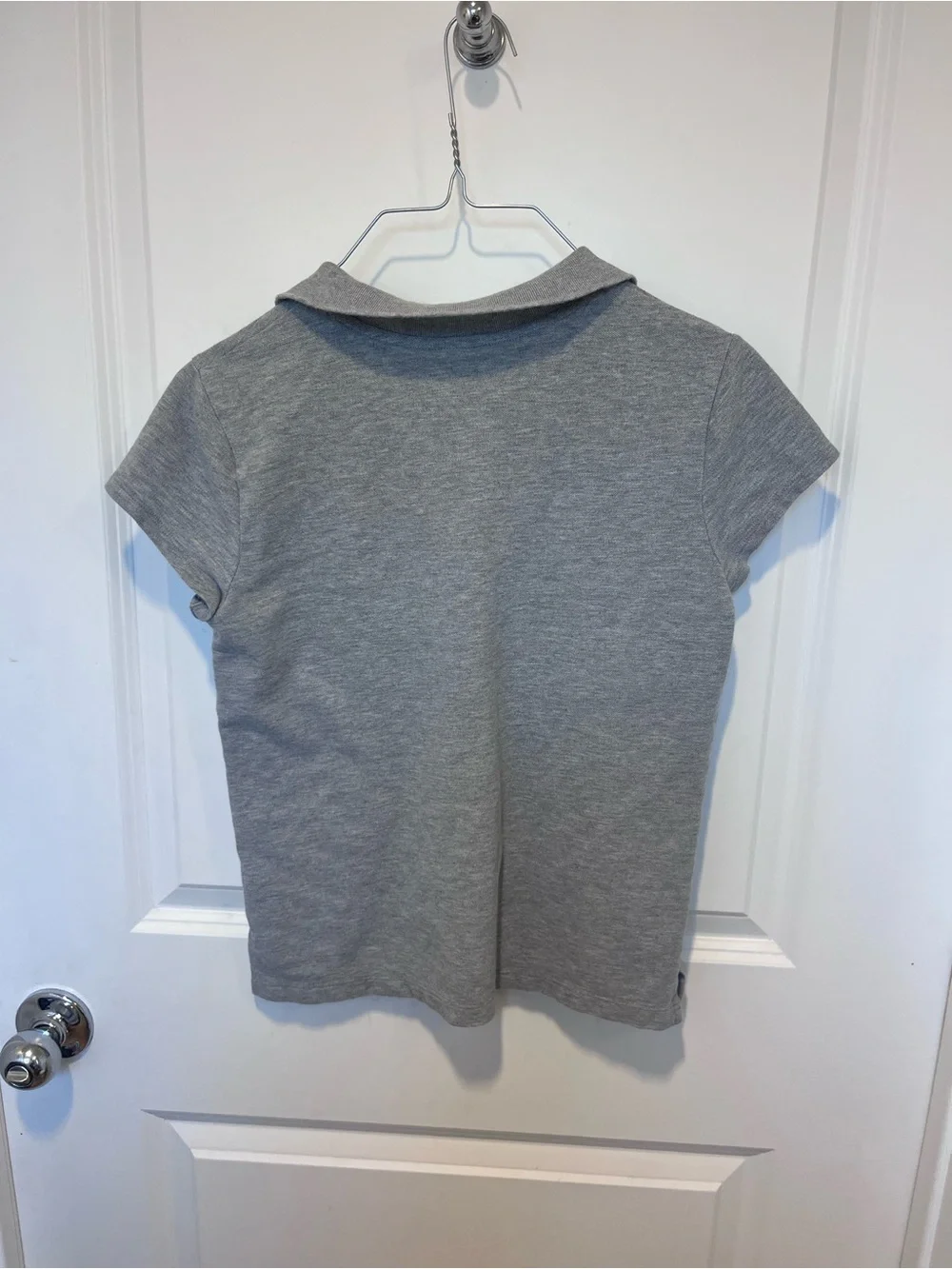 Old Navy Girls Gray Polo Shirt